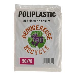 Bolsa De Basura 50x70 10 Uni