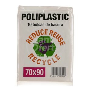 Bolsa De Basura 70x90 10 Uni