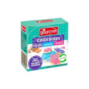 Colorantes Gourmet (Morado, Calipso, Fucsia)