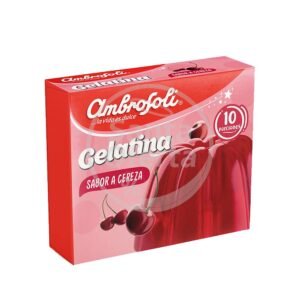 Gelatina Cereza Ambrosoli 100 Gr