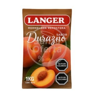Mermelada Durazno Langer 1 Kg