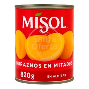 Duraznos En Mitades Mi Sol 820 Gr
