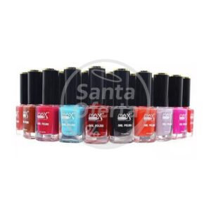 Esmalte Tradicional Max (Rosa Traslucido, Rosado, Rojo, Plateado)