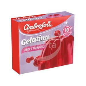 Gelatina Frambuesa Ambrosoli 100 Gr