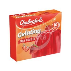 Gelatina Frutilla Ambrosoli 100 Gr