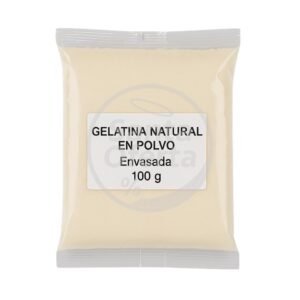 Gelatina Natural en Polvo Envasada 100 Gr