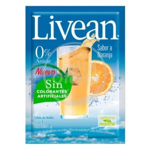 Jugo En Polvo Livean Naranja