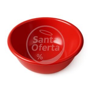 Lavatorio Plástico Rojo Grande 38 Cm
