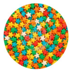 Mostacillas Estrellitas Colores 100 Gr