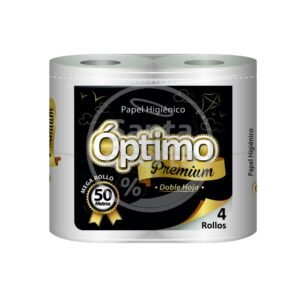 Papel Higiénico Doble Hoja Optimo 4x50 Mts