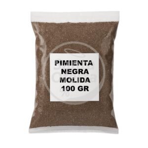 Pimienta Negra Molida Envasada 100 Gr