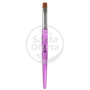 Pincel de Uñas Gel N°8