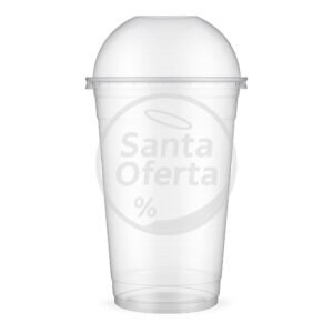 Vaso Plastico con Tapa Domo 230 Cc